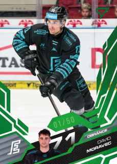 Moravec David Emerald Green 21/50 Tipsport extraliga 25/26 #79
