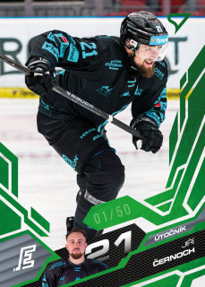 Černoch Jiří Emerald Green 17/50 Tipsport extraliga 25/26 #81