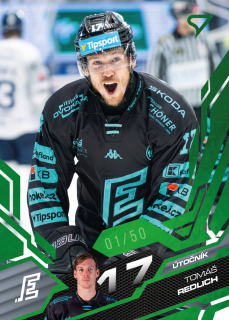 Redlich Tomáš Emerald Green 40/50 Tipsport extraliga 25/26 #87