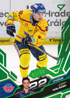 Koláček Josef Emerald Green 35/50 Tipsport extraliga 25/26 #103