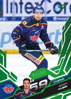 Kubík Adam Emerald Green 31/50 Tipsport extraliga 25/26 #104