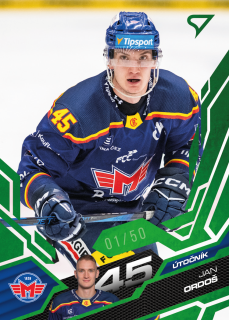 Ordoš Jan Emerald Green 17/50 Tipsport extraliga 25/26 #107