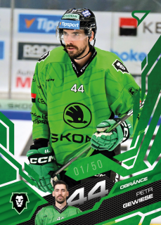 Gewiese Petr Emerald Green 40/50 Tipsport extraliga 25/26 #110