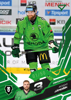 Janošík Adam Emerald Green 30/50 Tipsport extraliga 25/26 #111