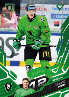 Fořt Tomáš Emerald Green 02/50 Tipsport extraliga 25/26 #117