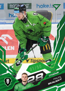 Skalický Pavol Emerald Green 04/50 Tipsport extraliga 25/26 #124