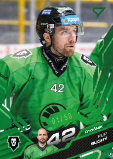 Suchý Filip Emerald Green 21/50 Tipsport extraliga 25/26 #125