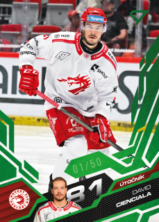 Cienciala David Emerald Green 07/50 Tipsport extraliga 25/26 #134