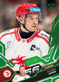 Daňo Marko Emerald Green 30/50 Tipsport extraliga 25/26 #135