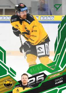 Kaše David Emerald Green 14/50 Tipsport extraliga 25/26 #158