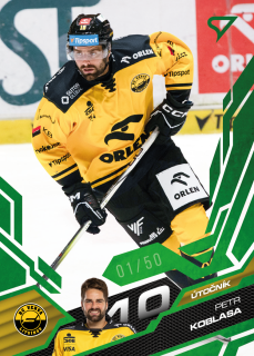 Koblasa Petr Emerald Green 35/50 Tipsport extraliga 25/26 #160