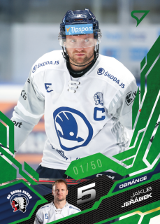 Jeřábek Jakub Emerald Green 21/50 Tipsport extraliga 25/26 #165
