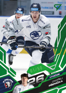 Pšenička Ondřej Emerald Green 14/50 Tipsport extraliga 25/26 #177