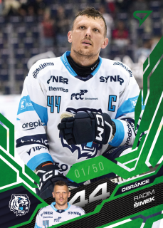 Šimek Radim Emerald Green 22/50 Tipsport extraliga 25/26 #185