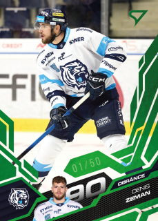 Zeman Denis Emerald Green 46/50 Tipsport extraliga 25/26 #186
