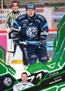 Najman Adam Emerald Green 17/50 Tipsport extraliga 25/26 #191