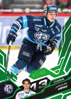 Peréz Jaromír Emerald Green 35/50 Tipsport extraliga 25/26 #192