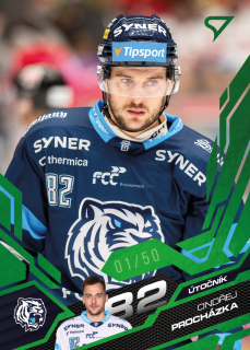 Procházka Ondřej Emerald Green 14/50 Tipsport extraliga 25/26 #193