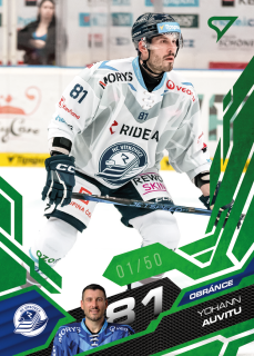 Auvitu Yohann Emerald Green 04/50 Tipsport extraliga 25/26 #201