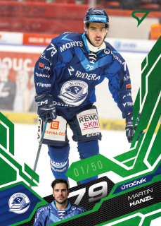 Hanzl Martin Emerald Green 08/50 Tipsport extraliga 25/26 #208