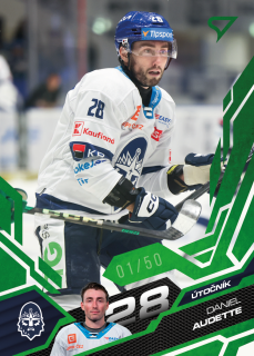 Audette Daniel Emerald Green 26/50 Tipsport extraliga 25/26 #225