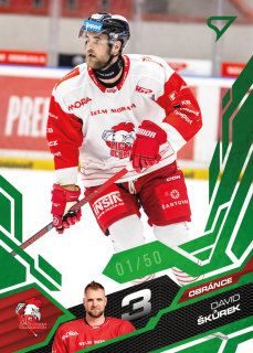 Škůrek David Emerald Green 02/50 Tipsport extraliga 25/26 #242
