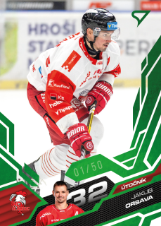Orsava Jakub Emerald Green 26/50 Tipsport extraliga 25/26 #251