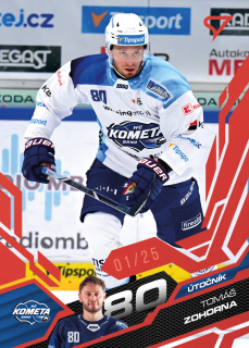 Zohorna Tomáš Ruby Red 14/25 Tipsport extraliga 25/26 #18