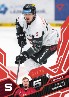 Seppälä Mikael Ruby Red 17/25 Tipsport extraliga 25/26 #43