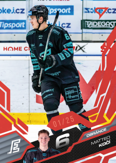 Kočí Matteo Ruby Red 22/25 Tipsport extraliga 25/26 #77