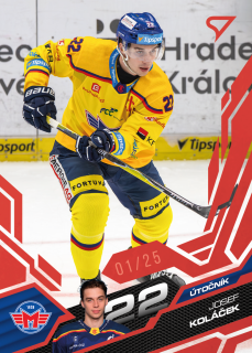 Koláček Josef Ruby Red 9/25 Tipsport extraliga 25/26 #103