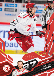 Kovařčík Michal Ruby Red 7/25 Tipsport extraliga 25/26 #138