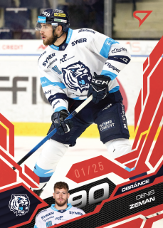 Zeman Denis Ruby Red 3/25 Tipsport extraliga 25/26 #186
