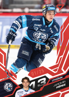 Pérez Jaromír Ruby Red 15/25 Tipsport extraliga 25/26 #192