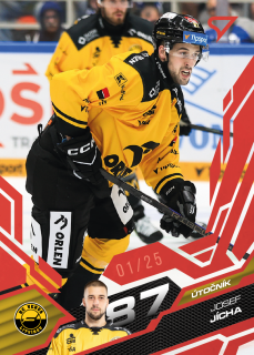 Jícha Josef Ruby Red 4/25 Tipsport extraliga 25/26 #157