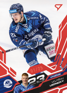 Lednický Václav Ruby Red 1/25 Tipsport extraliga 25/26 #212