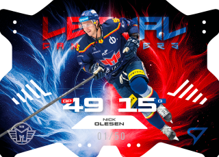 Olesen Nick Lethal Canoneers Misty Silver 43/50 Tipsport Extraliga 25/26 LC-12