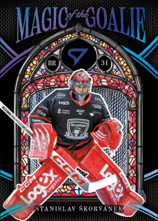 Škorvánek Stanislav Magic of the Goalie Sky Blue 36/50 Tipsport extraliga 25/26 #MG-05