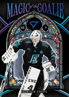 Frodl Dominik Magic of the Goalie Sky Blue 15/50 Tipsport extraliga 25/26 #MG-06