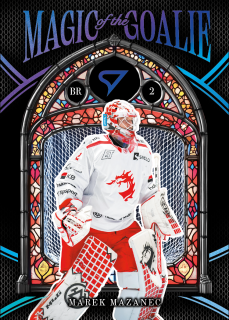 Mazanec Marek Magic of the Goalie Sky Blue 21/50 Tipsport extraliga 25/26 #MG-11