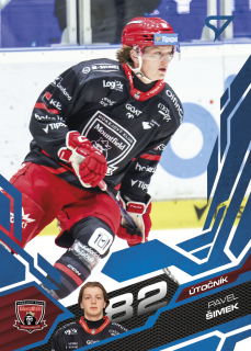 Šimek Pavel Azure Blue Tipsport extraliga 25/26 #286