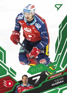 Dvořák Tomáš Emerald Green 15/50 Tipsport extraliga 25/26 #261