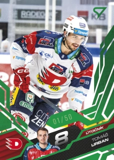 Urban Tomáš Emerald Green 50/50 Tipsport extraliga 25/26 #268