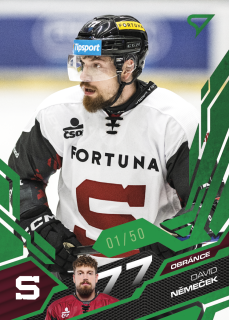 Němeček David Emerald Green 45/50 Tipsport extraliga 25/26 #270
