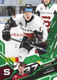 Vitouch Michal Emerald Green 4/50 Tipsport extraliga 25/26 #276