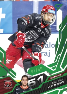Vukojevič Michael Emerald Green 17/50 Tipsport extraliga 25/26 #281