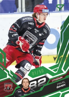 Šimek Pavel Emerald Green 22/50 Tipsport extraliga 25/26 #286