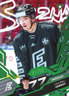 Dorot Ondřej Emerald Green 50/50 Tipsport extraliga 25/26 #287