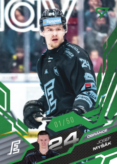 Myšák Josef Emerald Green 10/50 Tipsport extraliga 25/26 #289
