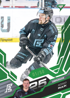 Rulík Adam Emerald Green 12/50 Tipsport extraliga 25/26 #290